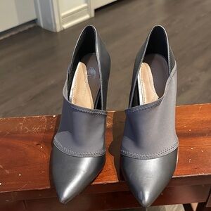 BCBGeneration Women's Gray Pointed Slip-On Heels